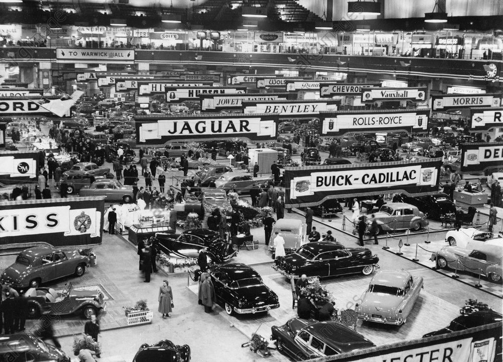 London motor show 1950